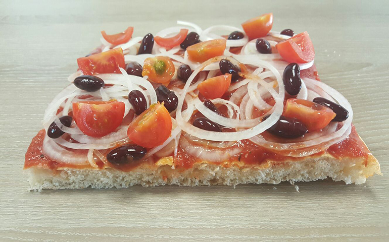 pizza vegana